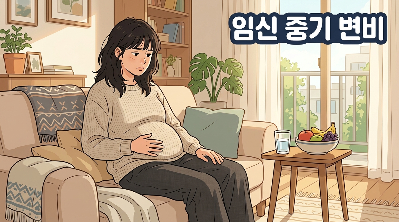 임신 중기부터 시작된 변비, 약 못 쓰고 버티는 나날이라면