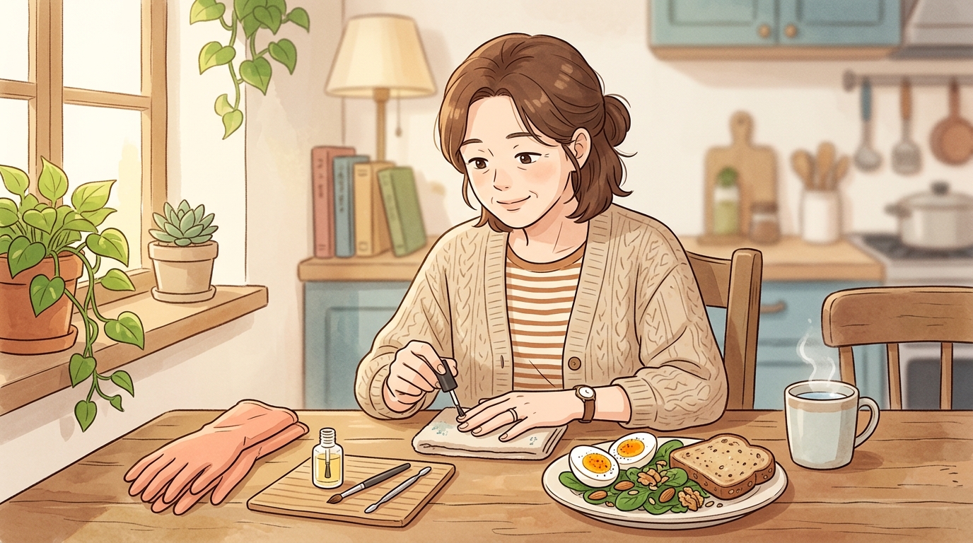 손끝까지 영양이 닿게, 환절기 손톱 돌보는 순서