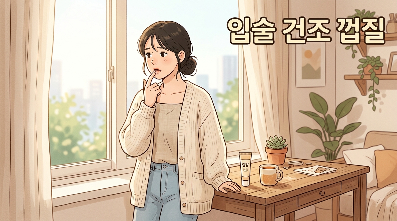 입술만 자꾸 트고 껍질이 이는데 립밤을 아무리 발라도 안 낫는 이유