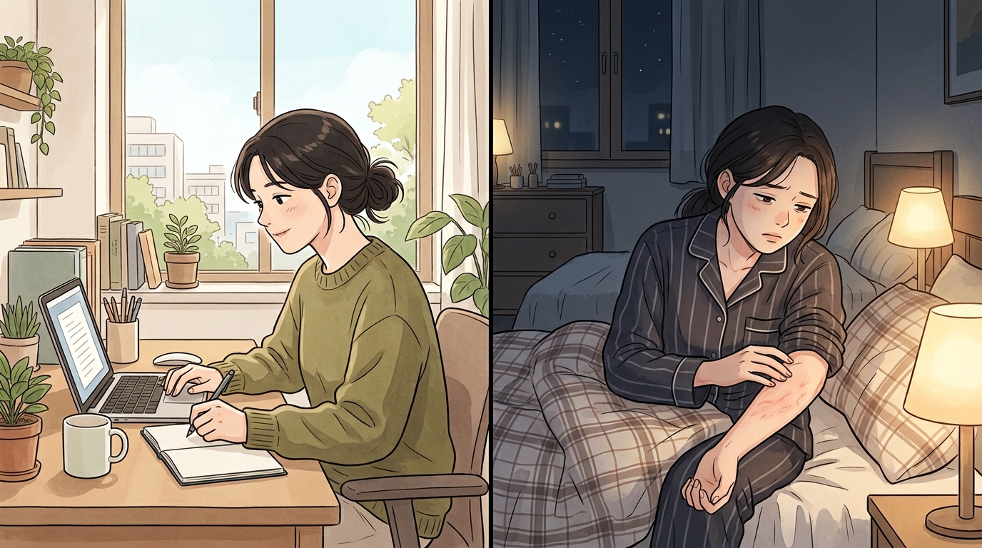 낮엔 멀쩡한데 밤만 되면 몸이 부어오를 때