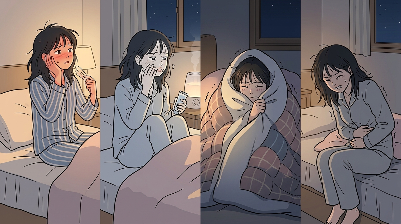 같은 두드러기가 아니다 — 밤 두드러기 구분해 보기