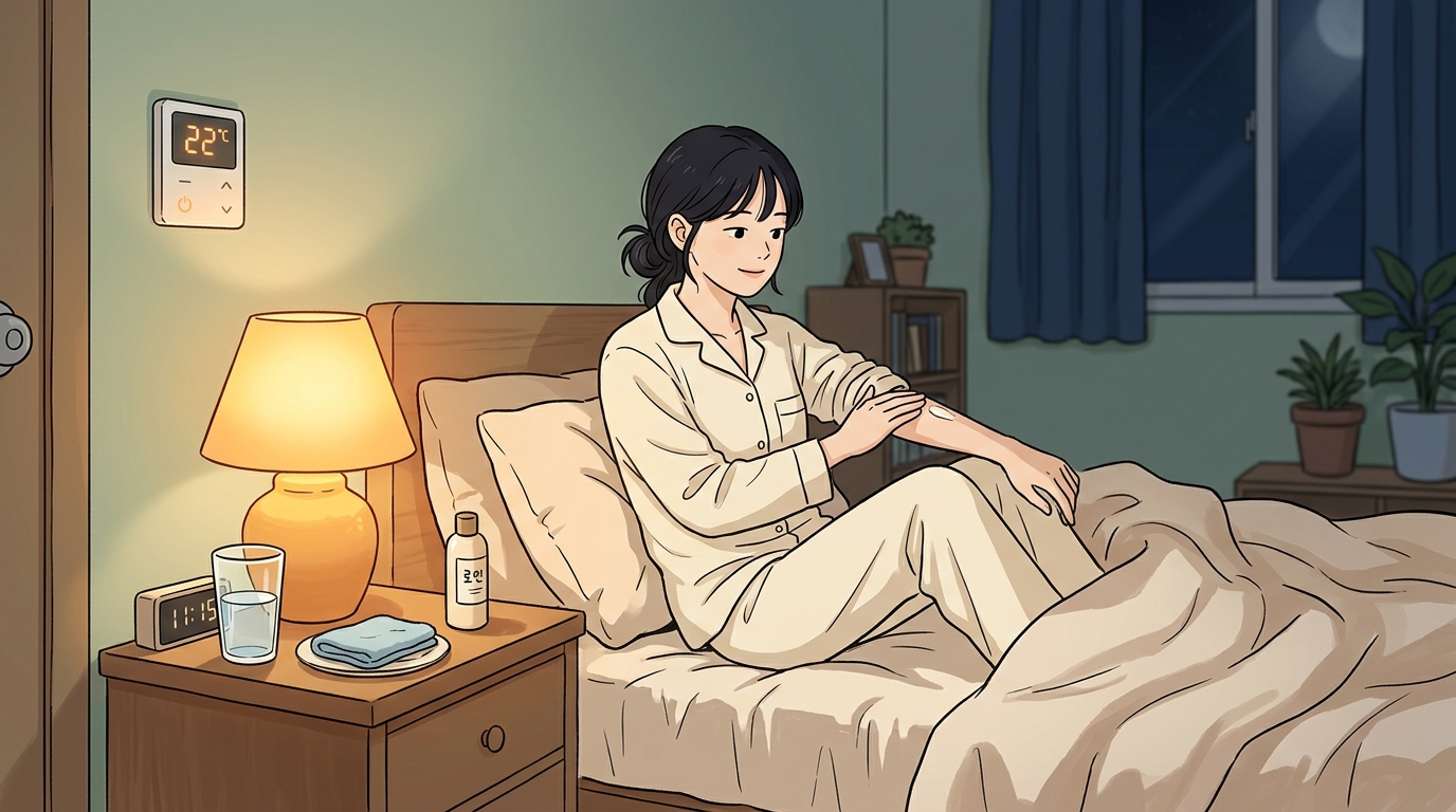 밤 가려움을 덜어주는 생활 관리