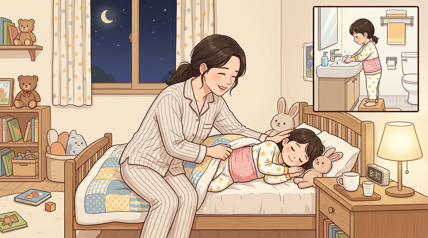 혼내는 대신 아랫배를 따뜻이, 저녁 습관 하나씩 바꿔주면