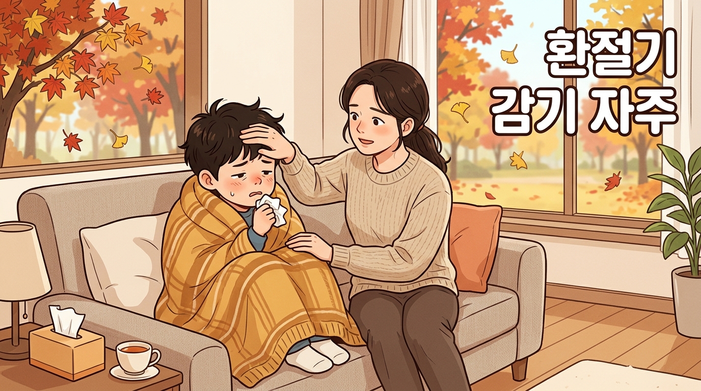 또래는 멀쩡한데 계절 바뀔 때마다 감기를 달고 사는 우리 아이