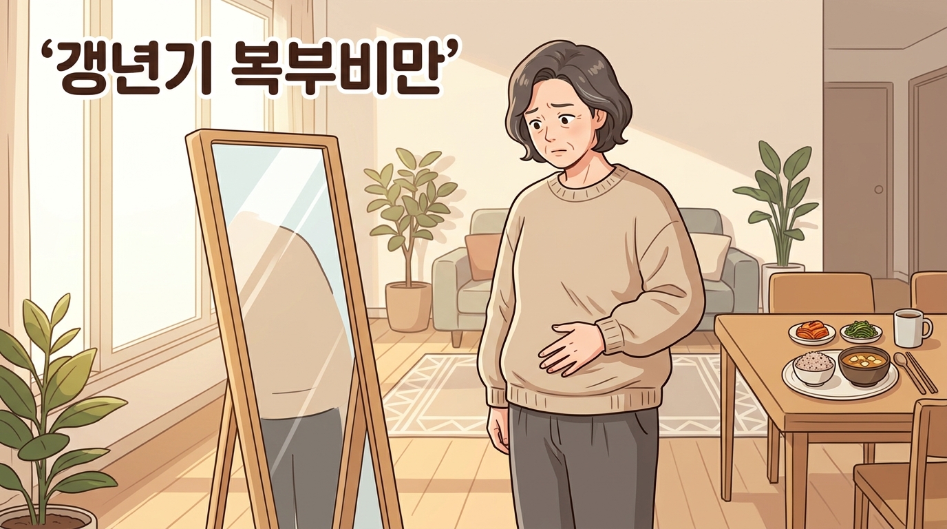 먹는 양은 그대로인데 갱년기 지나며 아랫배부터 차오르는 살, 몸이 바뀐 겁니다