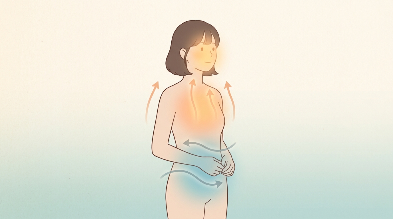 호르몬이 바뀌면 지방이 붙는 자리도 바뀝니다