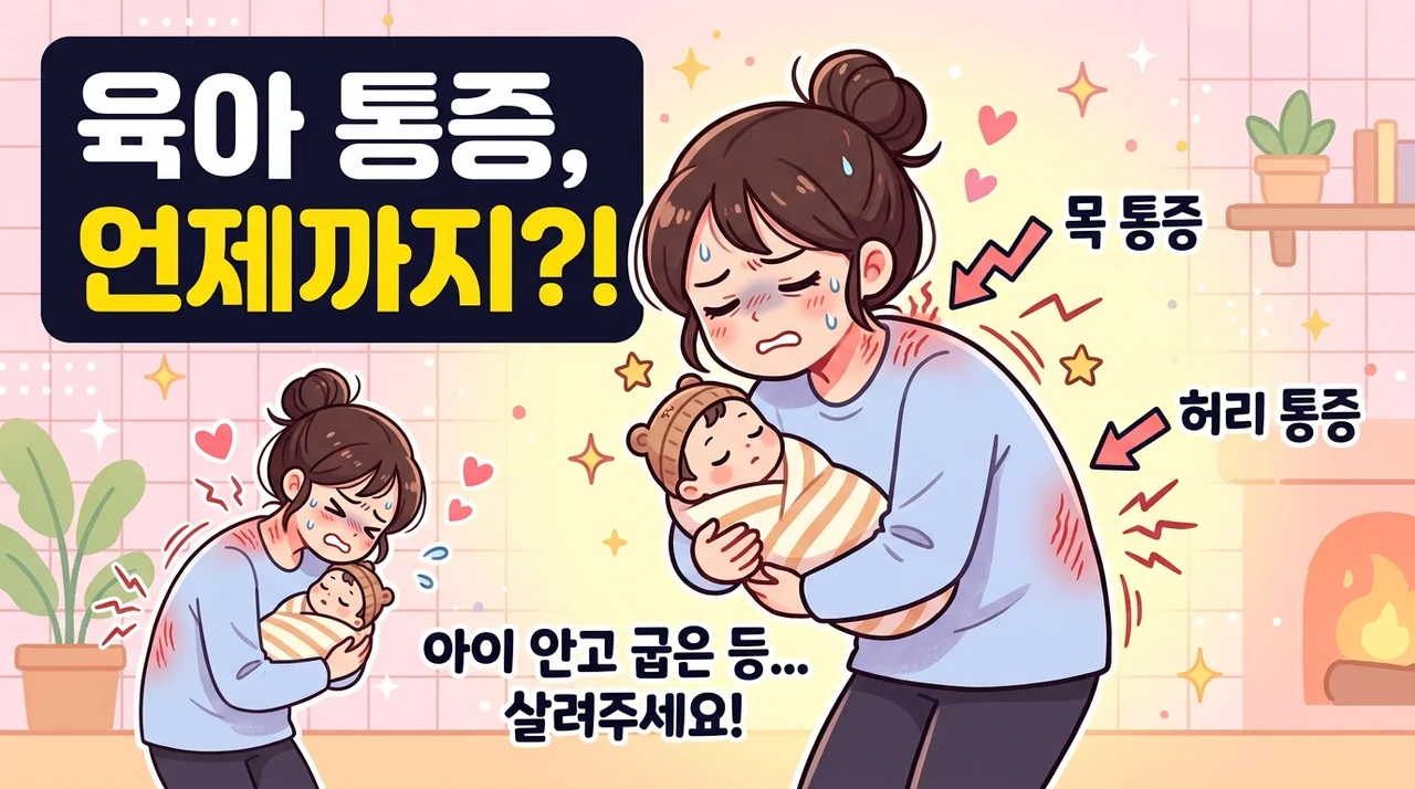 수유 자세 그대로 굳어버린 목과 등 어떻게 할까