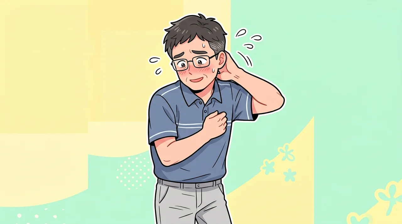 철원 악수할 때 손이 땀으로 젖는다면