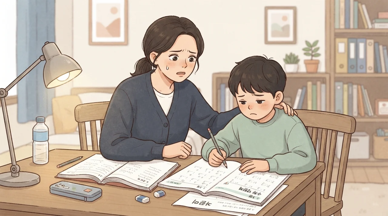 책상 앞 우리 아이 걱정되시죠