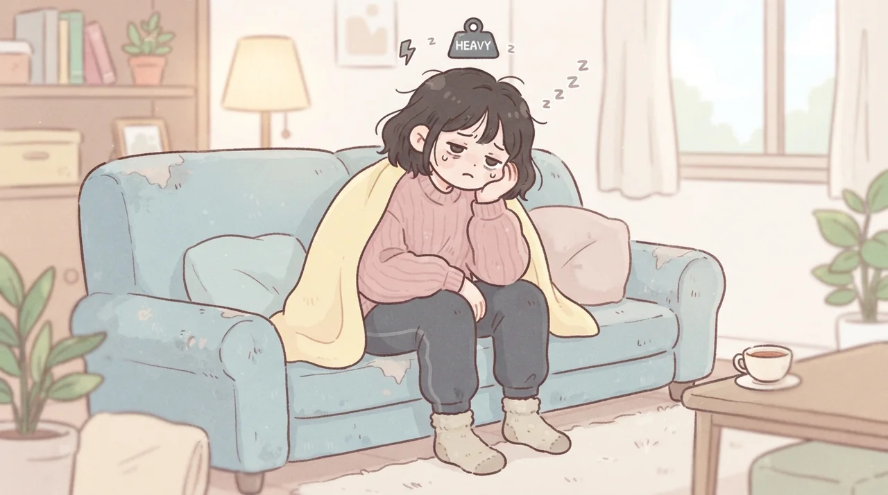 생리 전만 되면 몸이 무거워요