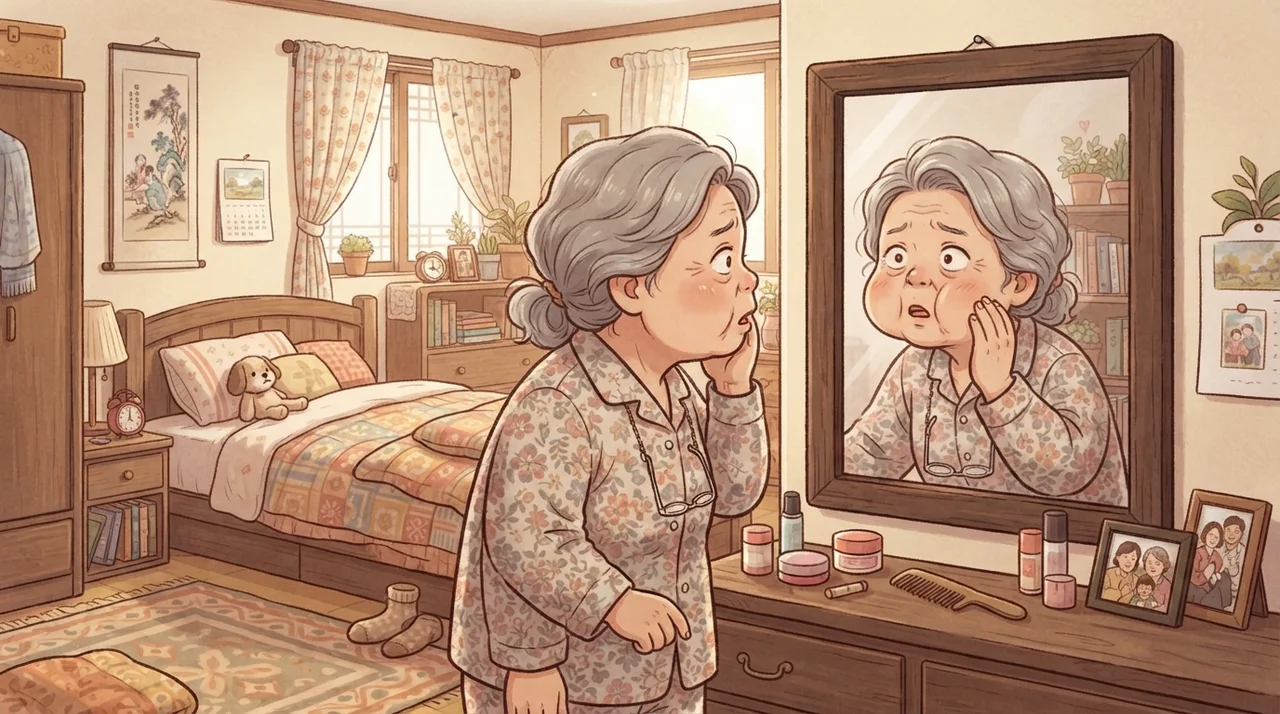 아침마다 퉁퉁 붓는 얼굴