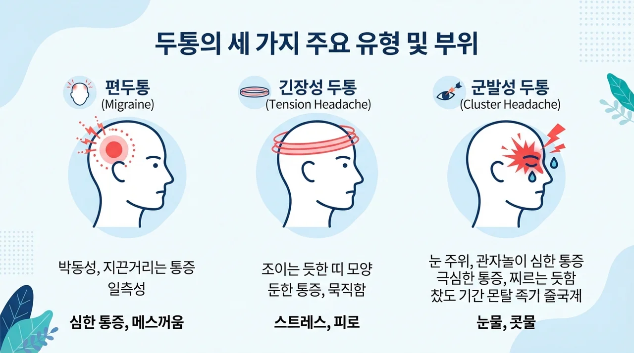 두통이 반복되는 주요 유형