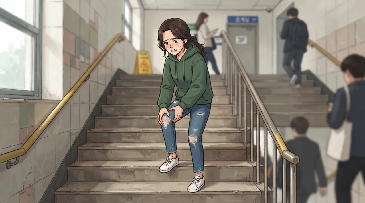 왜 내려갈 때만 아플까