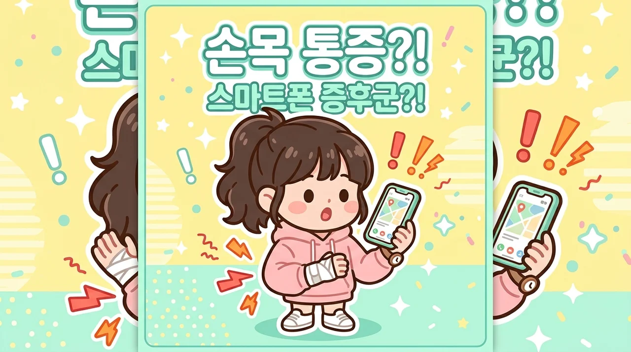 철원 스마트폰 사용 후 손목이 뻐근할 때