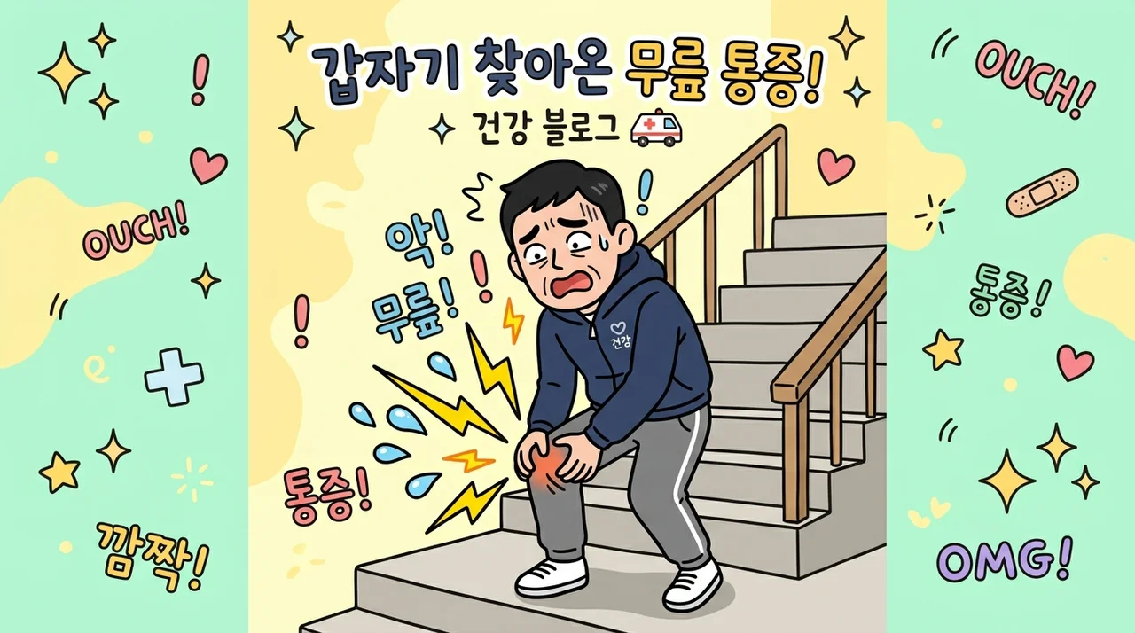 무릎 힘이 빠져 주저앉을 뻔했다면 꼭 확인하세요
