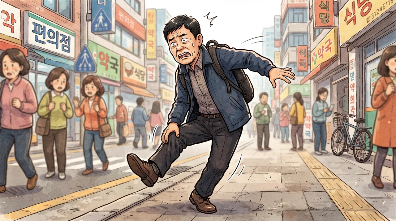 갑작스러운 무릎 힘 빠짐, 왜 그럴까
