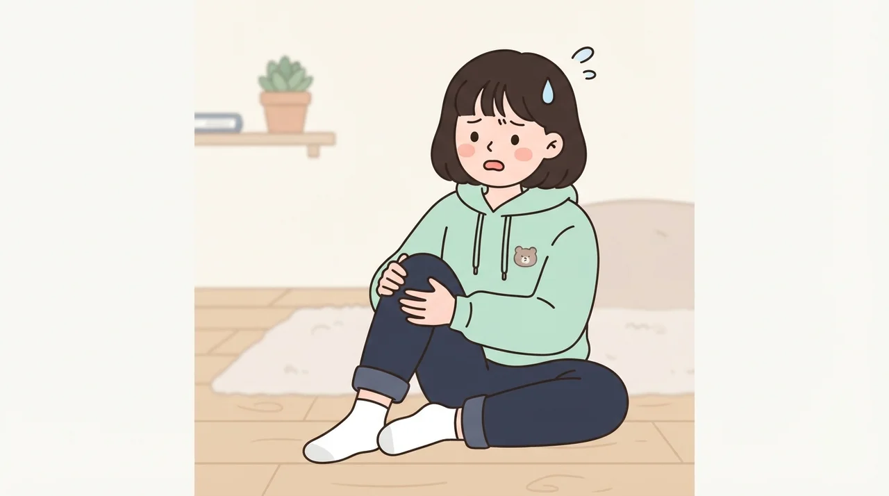 무릎에서 나는 이상한 소리와 느낌