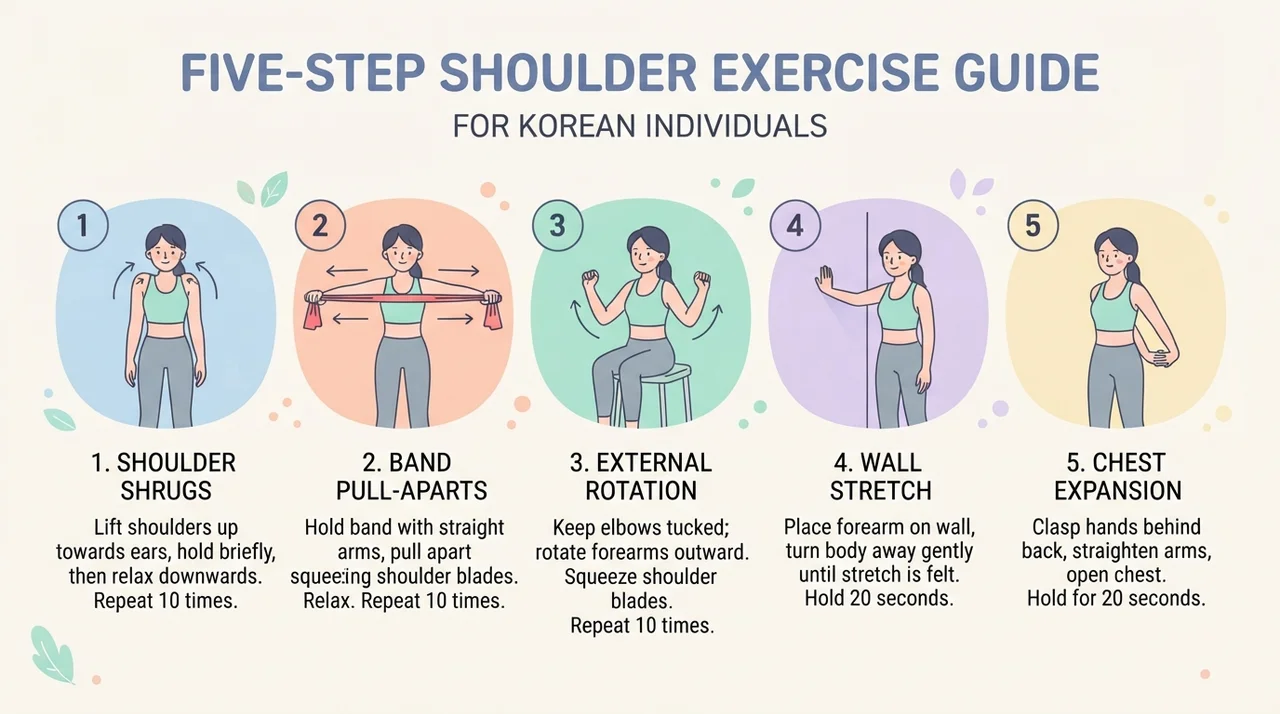 내 어깨 상태를 알아보는 다섯 가지 방법