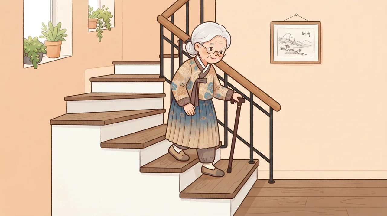 계단을 내려오다 덜컥, 발목이 아파요