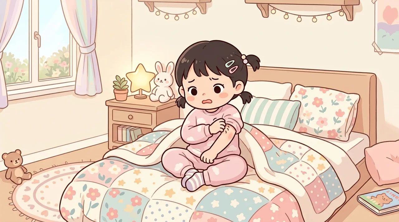 이불 속에 들어가면 더 가려운 아이, 원인과 대처법
