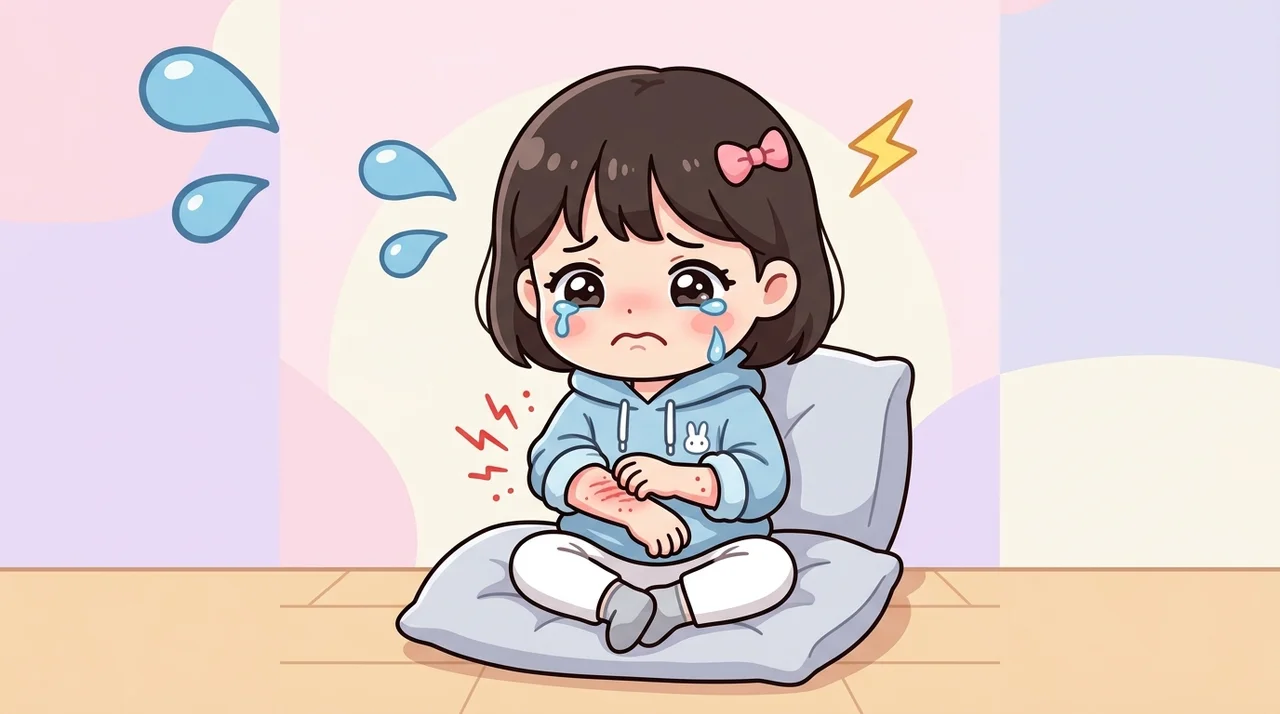 철원 아이 손목 진물 잠 못 잘 때 확인법