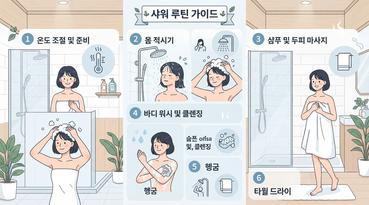 피로 회복을 위한 3단계 목욕법