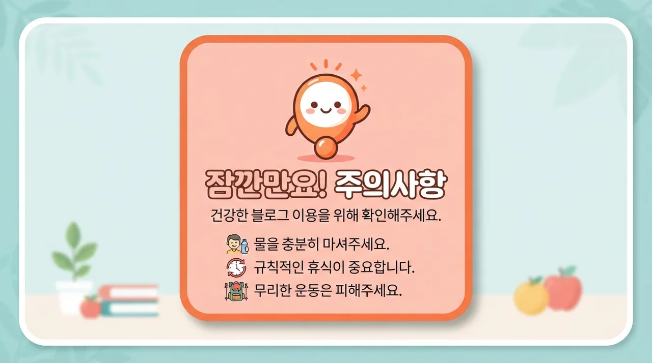 주의해야 할 신호들