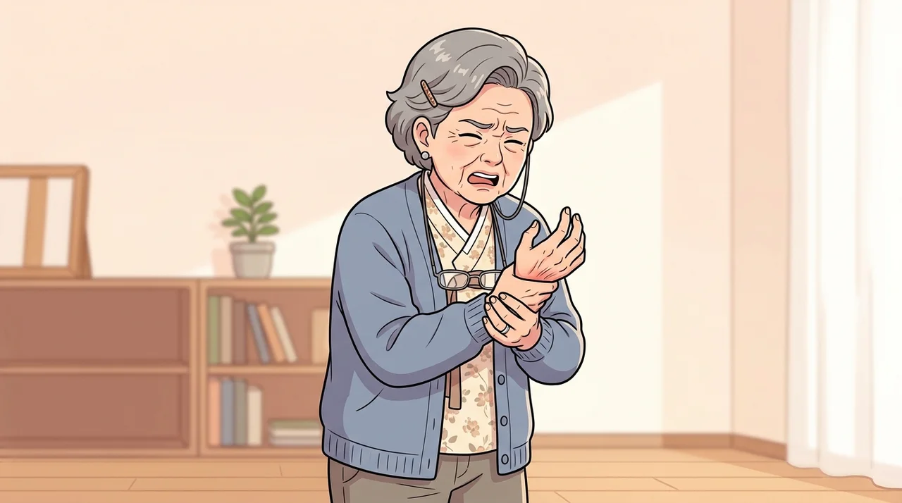 손목 삠과 손목 건초염 아픈 자리가 다릅니다