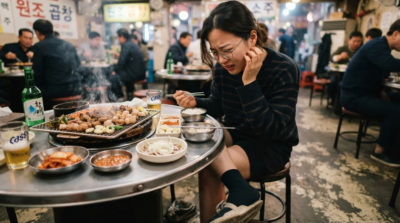 맛있게 먹었는데 발가락이 왜 아플까요