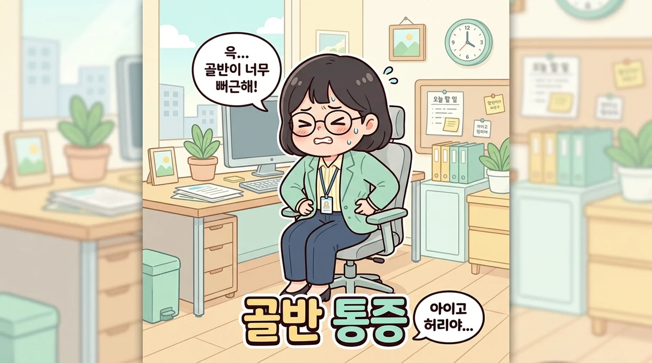 오래 앉으면 골반 굳는 이유와 체질별 요통 관리
