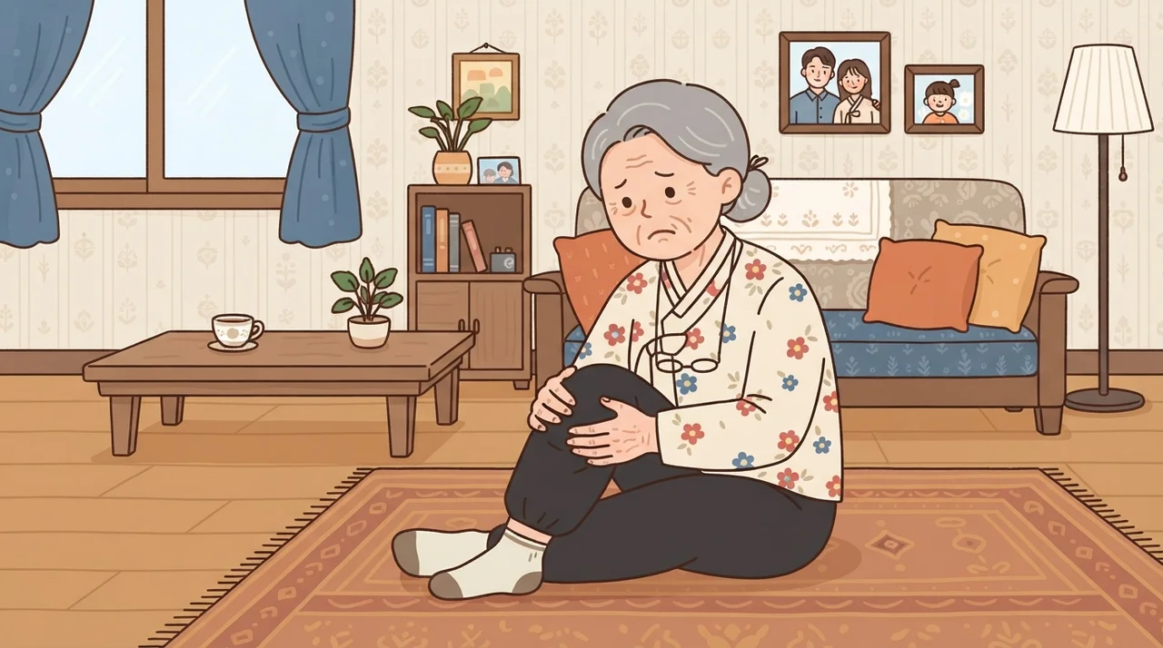 갑자기 무릎이 안 펴져서 놀라셨나요