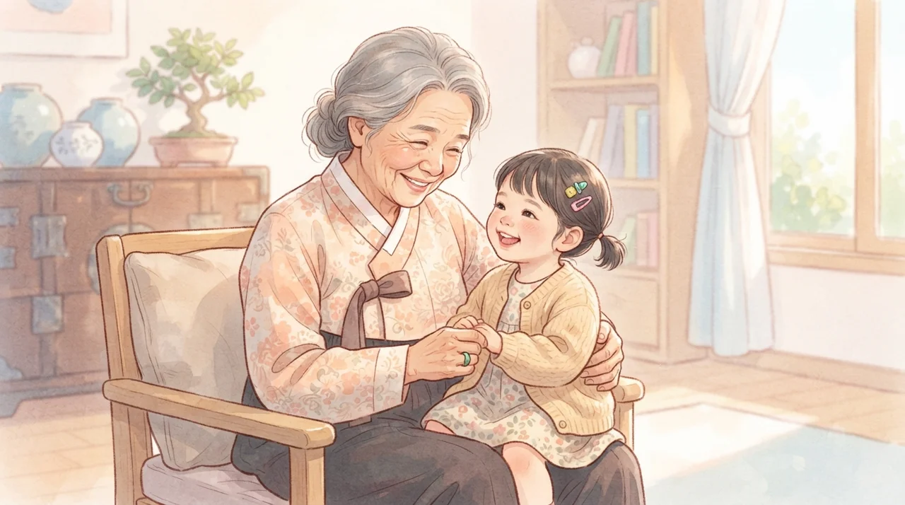 손주 보는 즐거움과 찾아온 통증