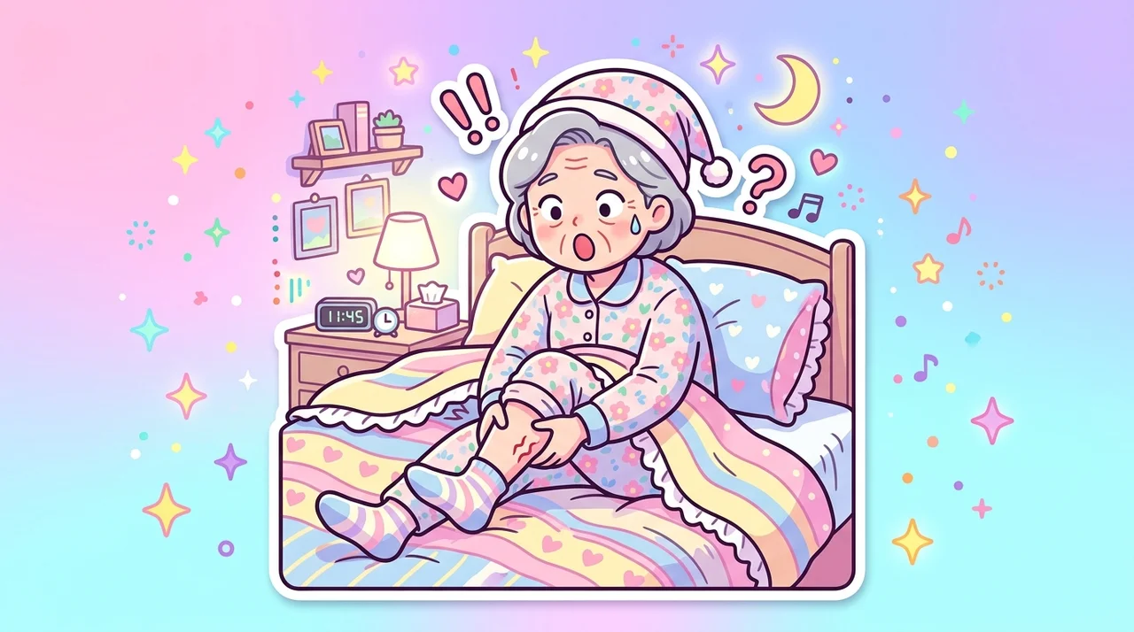밤에 종아리가 저려 자꾸 깨는 어르신