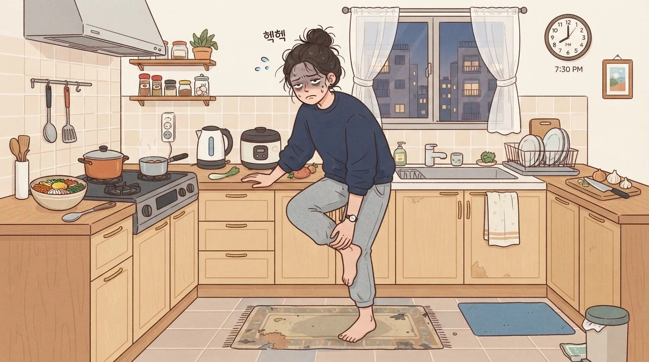 다리가 자꾸 저리고 무거워요