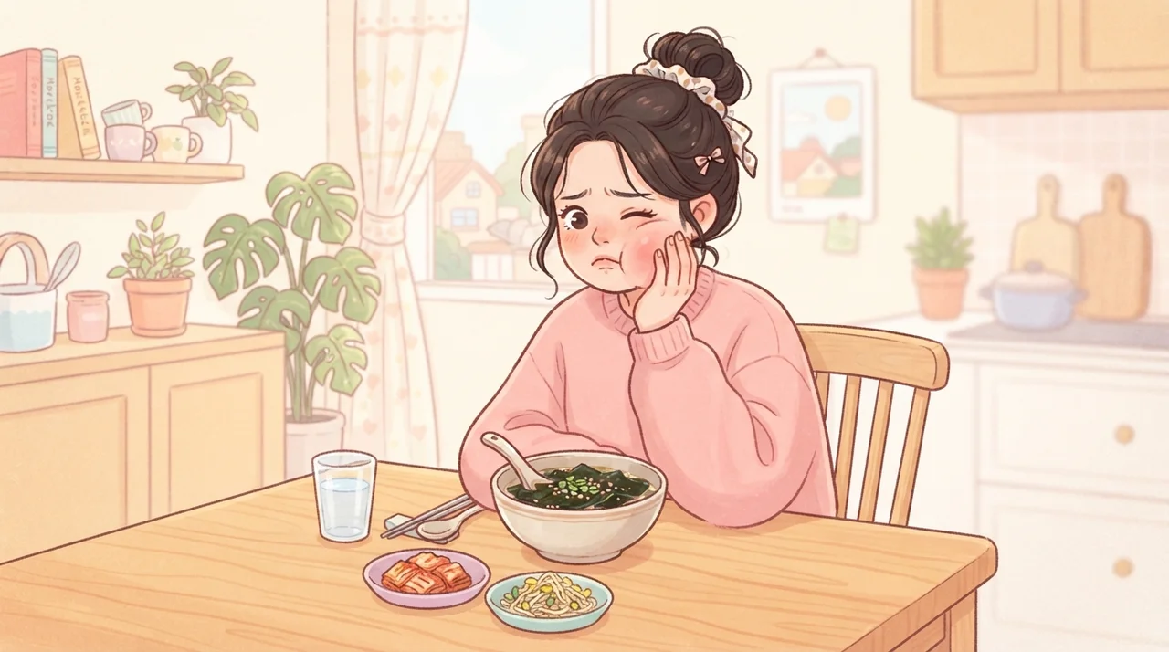 미역국만 먹는데 왜 그대로일까
