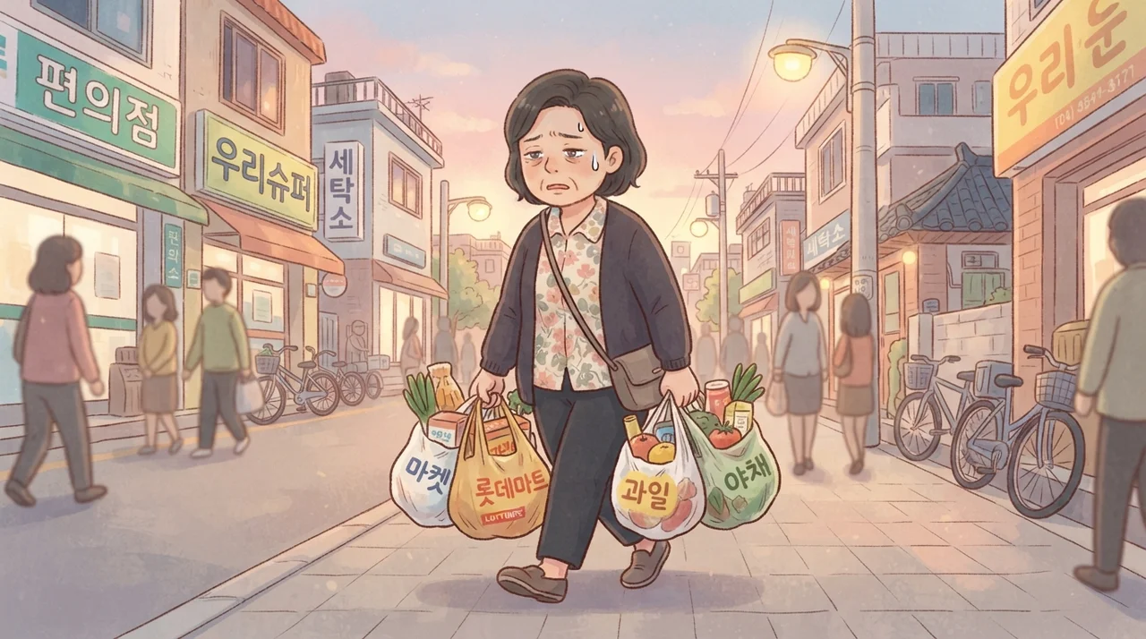 장 본 뒤 다리가 왜 이렇게 무거울까요