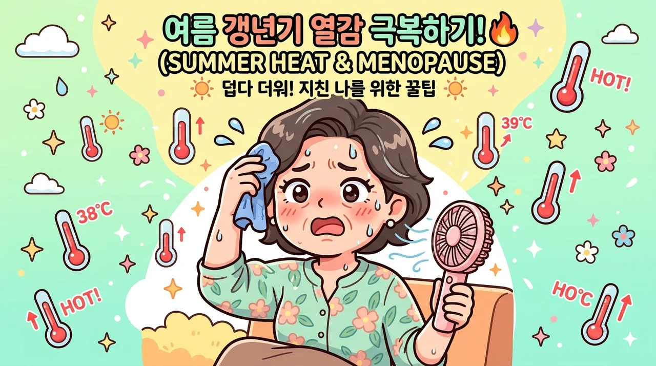 여름이면 더 견디기 힘든 갱년기 열감