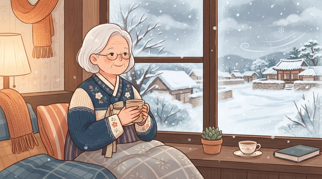 찬바람이 불면 머리가 조여요
