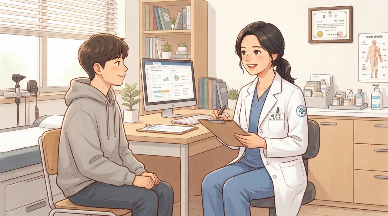 병원에 가야 하는 신호
