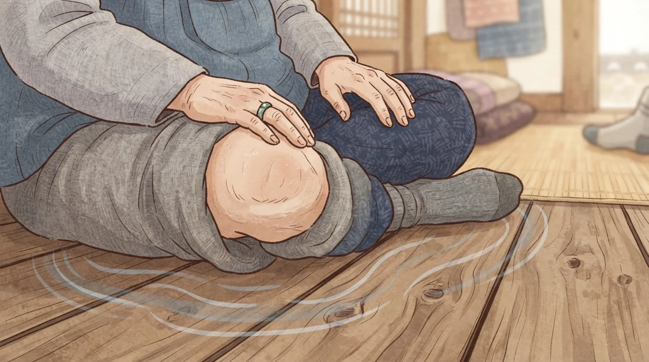찬 바닥에 앉으면 무릎이 왜 더 아플까요