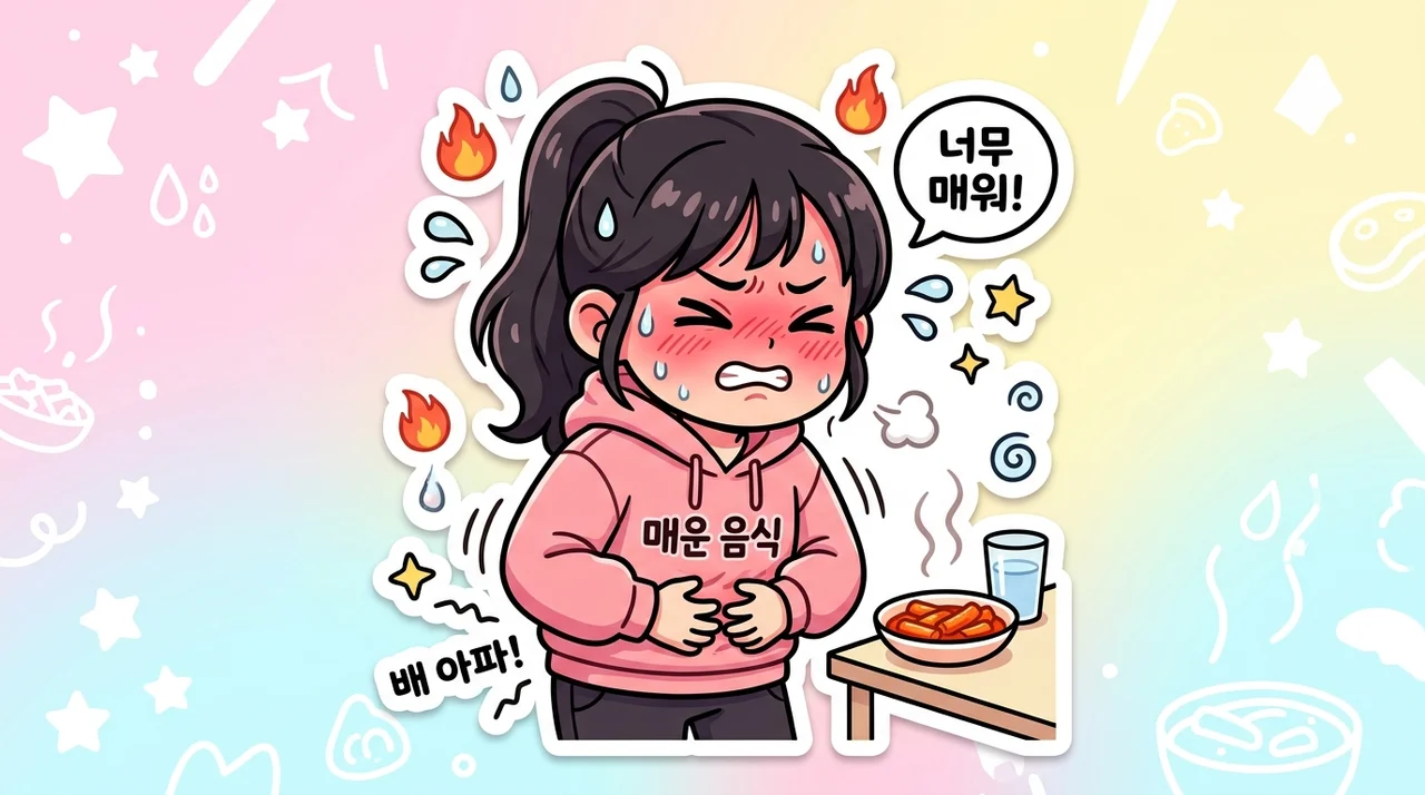 매운 음식 후 화끈거리는 속 편하게 달래는 법