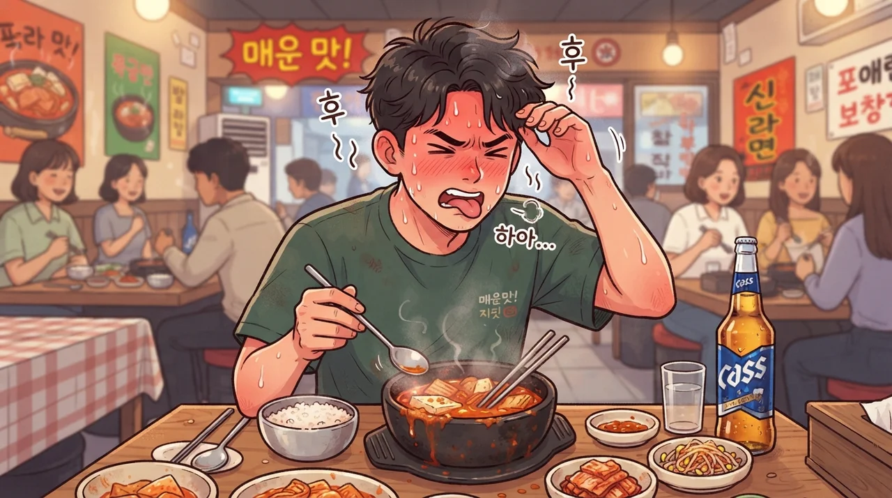 매운 음식 먹은 뒤 화끈거림이 오래가나요