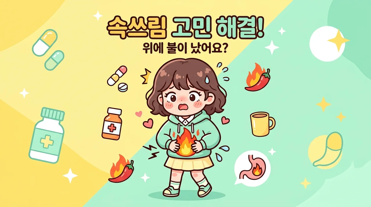 매운 음식 먹고 속이 쓰릴 때 대처법