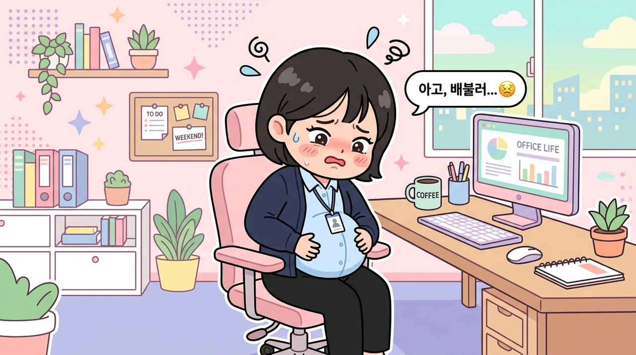 점심 먹고 오후 내내 더부룩한 직장인 소화불량 어쩌죠