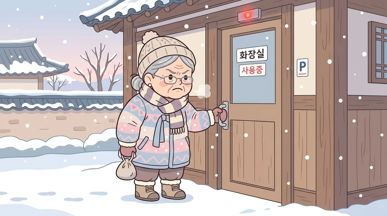 겨울만 되면 화장실 가기 힘든 이유