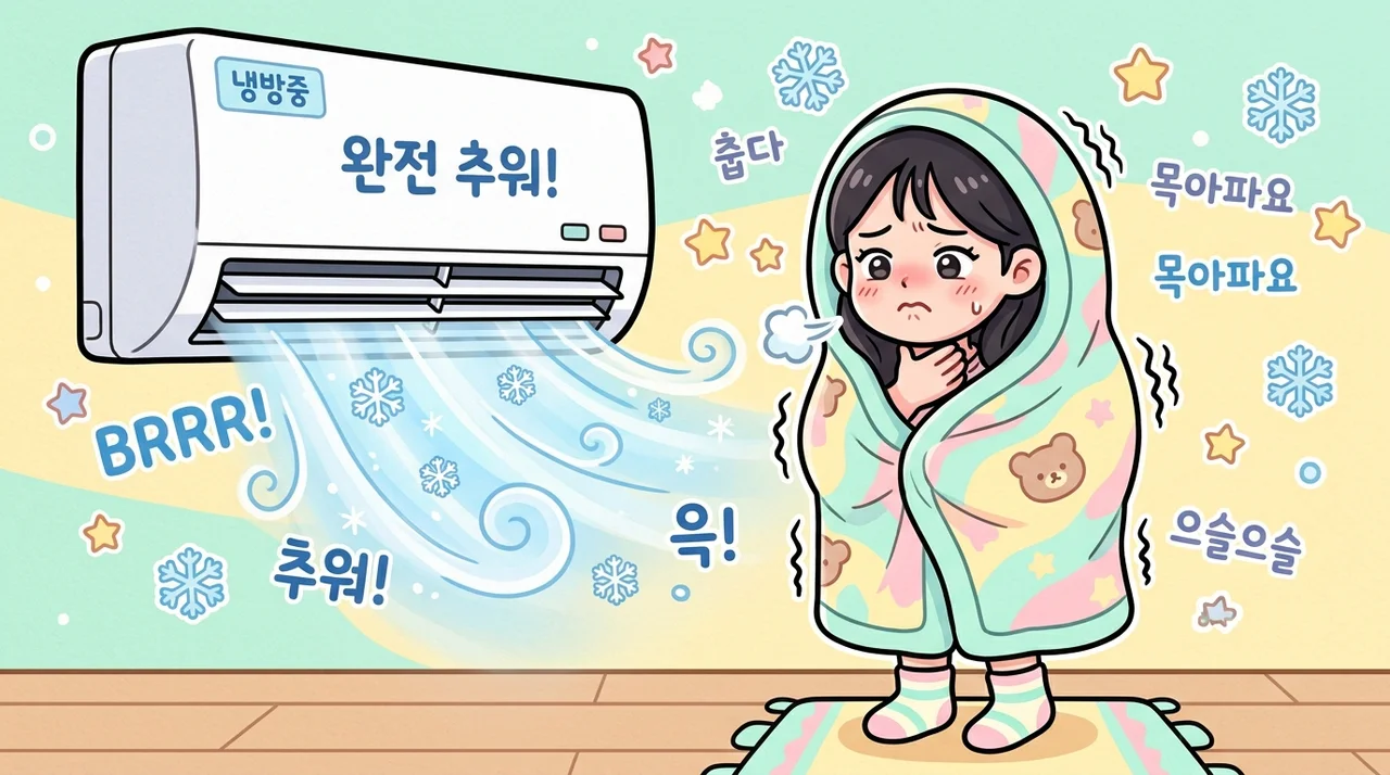 에어컨 바람에 목이 아플 때, 여름철 목 건강 지키기
