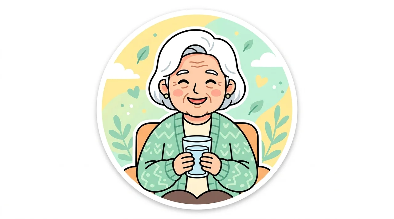 찬물 대신 미지근한 물이 목을 지킵니다