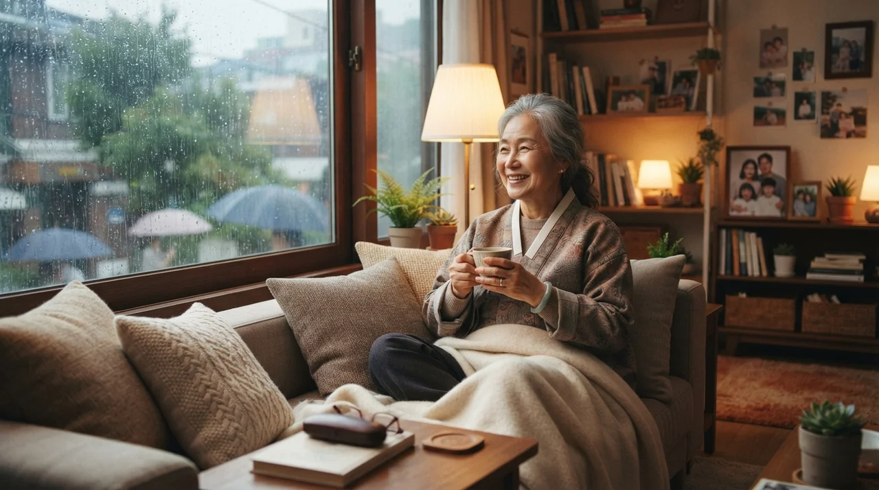 비 오는 날 몸이 천근만근이죠