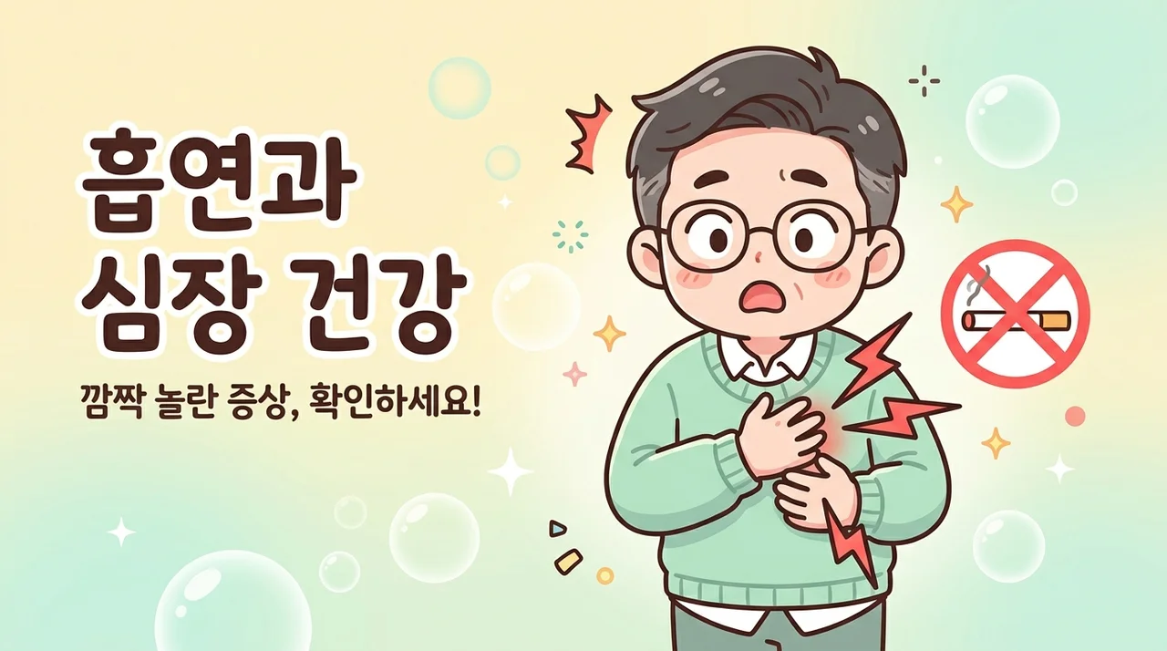 아침 첫 담배 뒤 심장이 벌렁거리는 이유