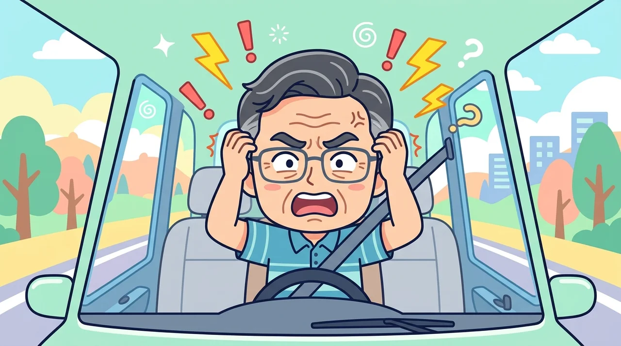 운전대 잡으면 관자놀이가 조이는 통증, 왜 그럴까요?